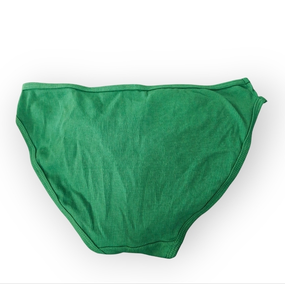 New PINK Victoria's Secret Green Cheeky Panties Cotton Underwear Size XL - Picture 2 of 3